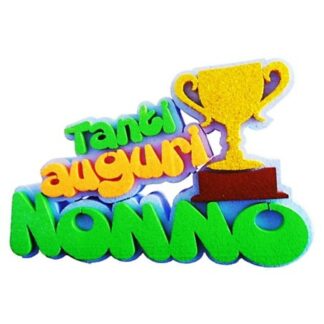 Scritta in polistirolo Tanti Auguri Nonno