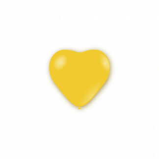 Palloncini Pastello Cuore 8" - 20 cm Giallo