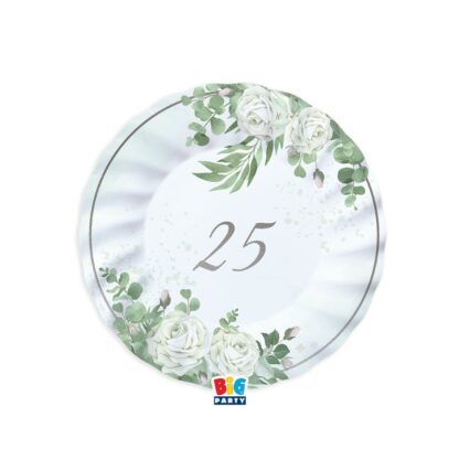 Piatti 20 cm 25 anni Eucalipto