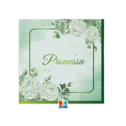Tovaglioli 25x25 cm Promessa Eucalipto
