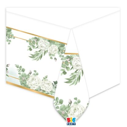 Tovaglia in plastica Eucalipto 140x270 cm