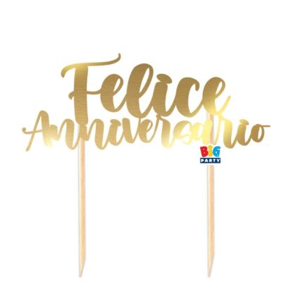 Cake topper Felice Anniversario