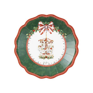 Piatti 21 cm Santa Carousel