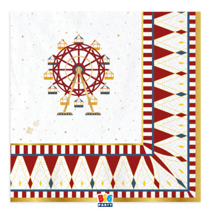 Tovaglioli 33x33 cm Christmas Carousel