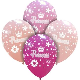 Palloncini Princess12"- 30 cm in lattice