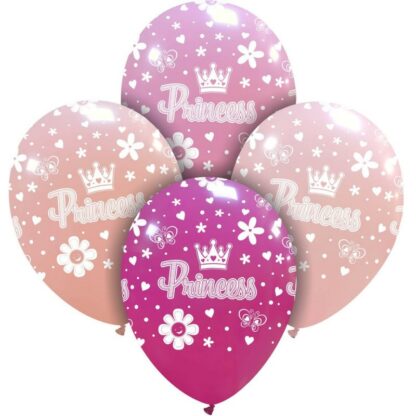 Palloncini Princess12"- 30 cm in lattice