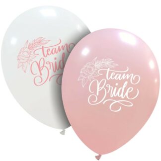 Palloncini Team Bride 12"- 30 cm in lattice
