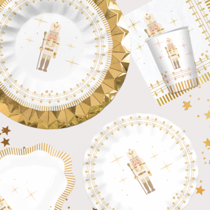 Tovaglioli Gold Nutcracker - immagine 2