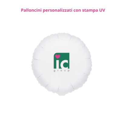 Palloncino personalizzato 2 lati  con stampa uv 9 inch - 23 cm