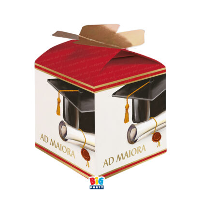 Scatola cubetto Laurea Ad Maiora 10 pezzi