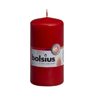 Candele Bolsius Moccolo 12 cm rosso