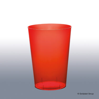 Bicchieri in plastica rossi 250 cc