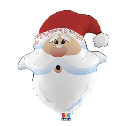 Palloncino Santa Claus Faccia 52x66 cm