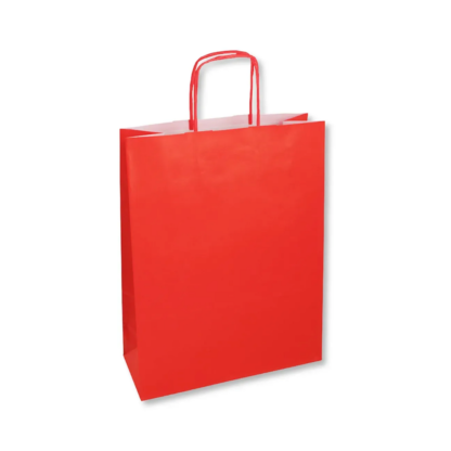 Buste Di Carta Colore Rosso Formato 46x14x49 cm Confezione