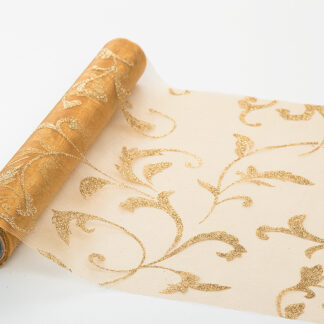 Runner 28x3 mt arabesque oro