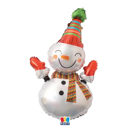 Palloncino Maxi Pupazzo di neve 59x109 cm