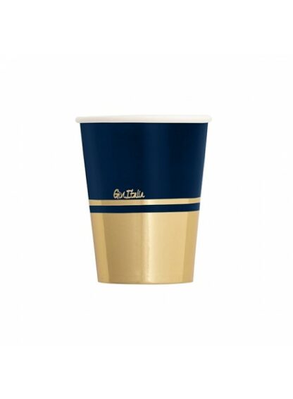 Bicchieri Liberty Blu e oro