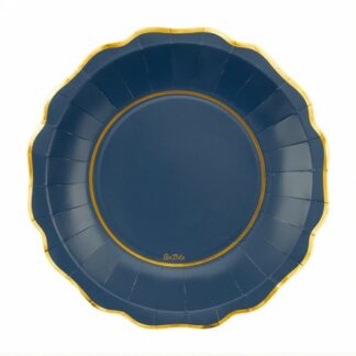 Piatti 27 cm Liberty Blu e oro