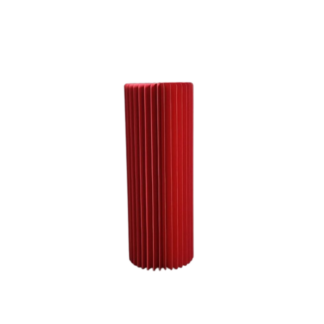 Colonna in carta rossa ⌀30 H 60 cm