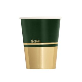 Bicchieri Liberty Verdone e oro