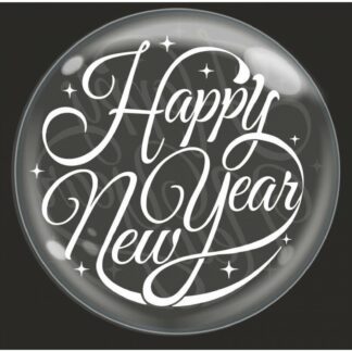 Palloncino Bubble Happy New Year 18 inch
