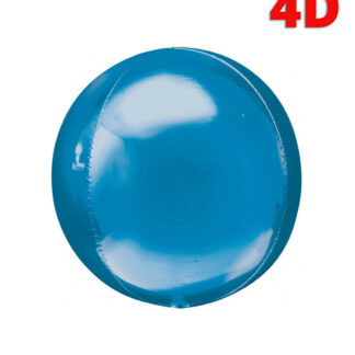 Palloncini foil Sfera blu 22 inch 4d