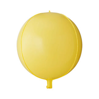 Palloncini foil Sfera Giallo Macaron 22 inch