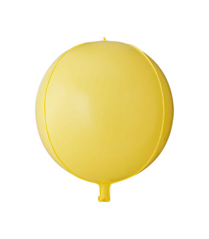 Palloncini foil Sfera Giallo Macaron 22 inch