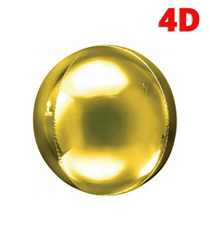 Palloncini foil Sfera oro metallizzato 22 inch 4d