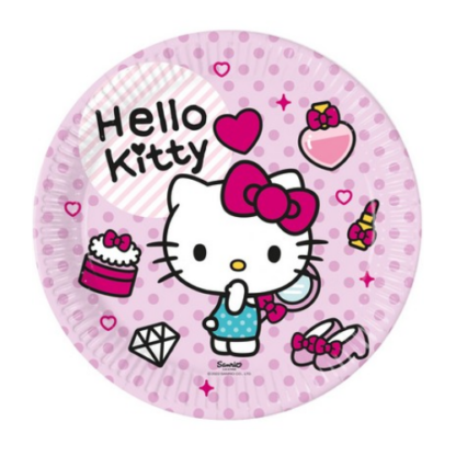 Piatti 23 cm hello kitty