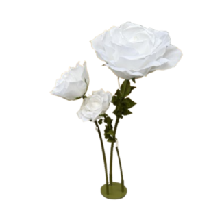Fiore gigante Rosa ⌀ 37 cm h 100 cm