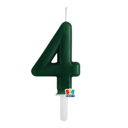 Candelina cera Tiny Plump verde foresta numero 4