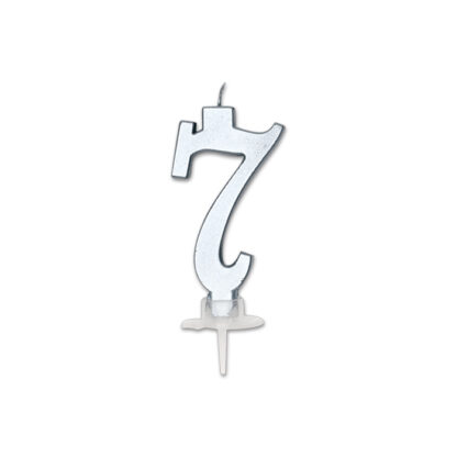 Candelina Italic metal Argento numero 7