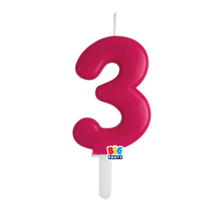 Candelina cera Tiny Plump cherry numero 3