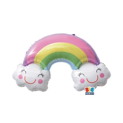 Palloncino Foil a Forma 80 x 50 cm Rainbow Cloud