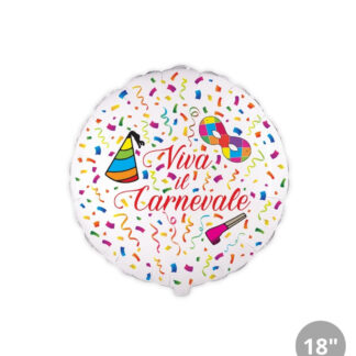 Palloncino Foil Viva il Carnevale