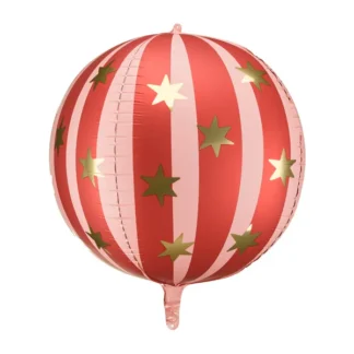 Palloncino Foil starry ball red 75 cm
