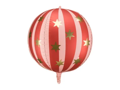 Palloncino Foil starry ball red 75 cm