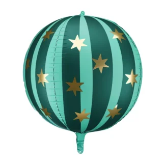 Palloncino Foil starry ball green 75 cm
