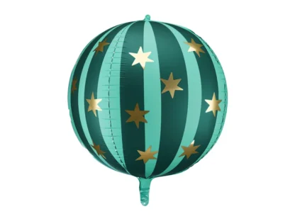 Palloncino Foil starry ball green 75 cm