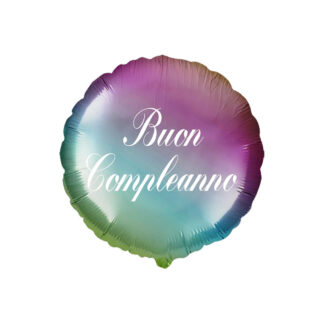 Palloncino Mylar Buon compleanno gradient 18 inch