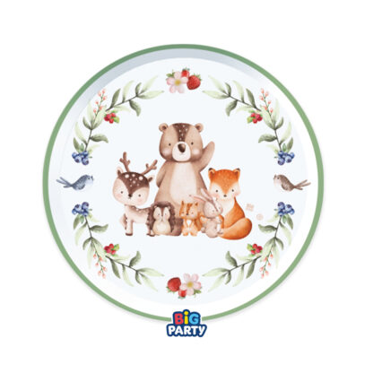Piatti 18 cm Animali del bosco Wood Animals