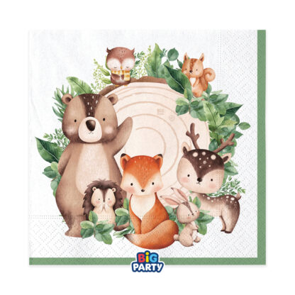 Tovaglioli Animali del bosco Wood Animals
