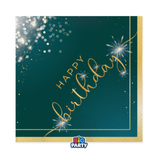 Tovaglioli Happy Birthday Glamour