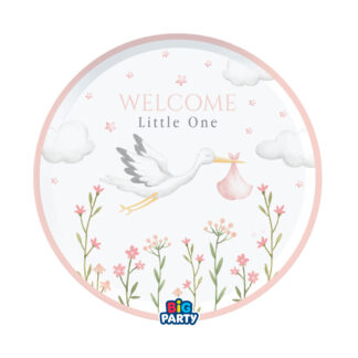 Welcome Little One pink