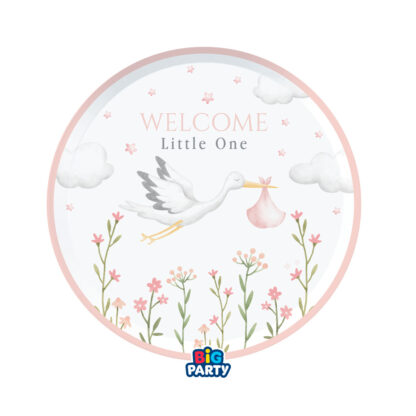 Piatti 18 cm Welcome Little One pink
