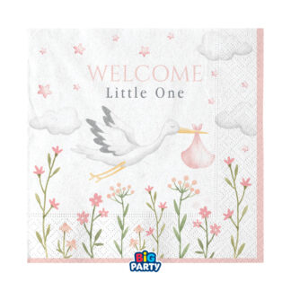 Tovaglioli  Welcome Little One pink