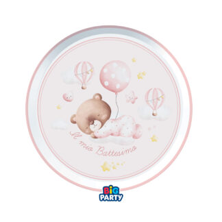 Piatti 18 cm Baby Bear Rosa