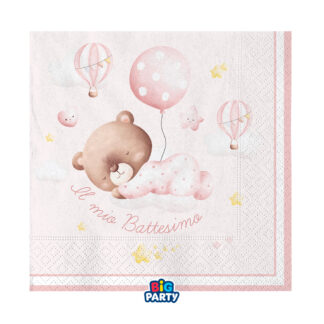 Tovaglioli Baby Bear Rosa