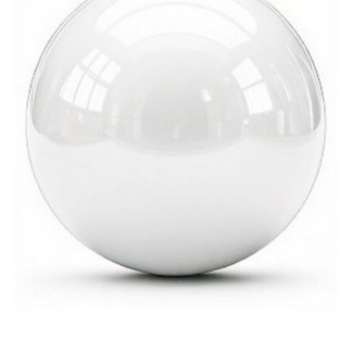 Palloncino pvc bianco Ø 100 cm 1 pz